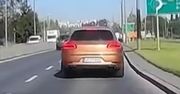 Kierowca porsche wpadł w szał. Nie wiedział, że wszystko się nagrywa