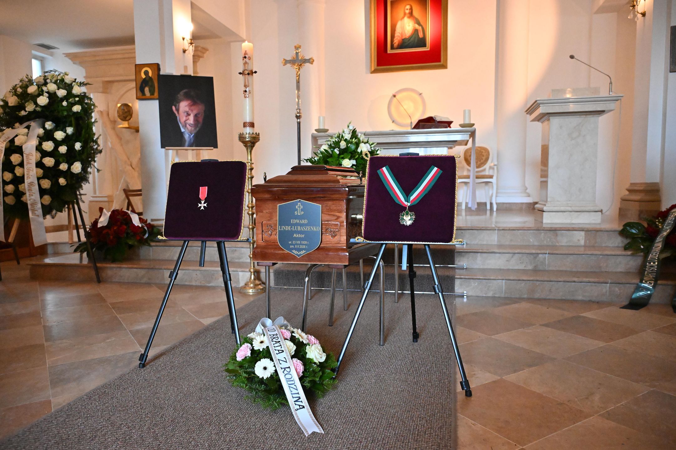 Pogrzeb Edwarda Linde-Lubaszenki