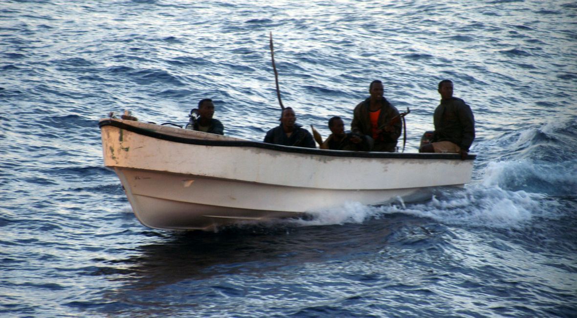 Somalijscy piraci. Zdjęcie wykonane w 2005 roku