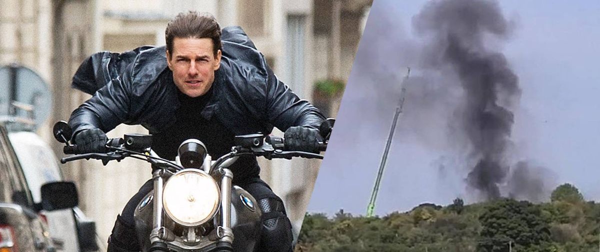 Tom Cruise znany jest z tego, że sam wykonuje wiele akrobacji. Na szczęście dla siebie tego dnia nie było go na planie 