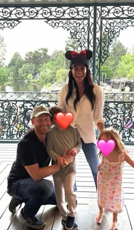 Harry i Meghan z dziećmi
