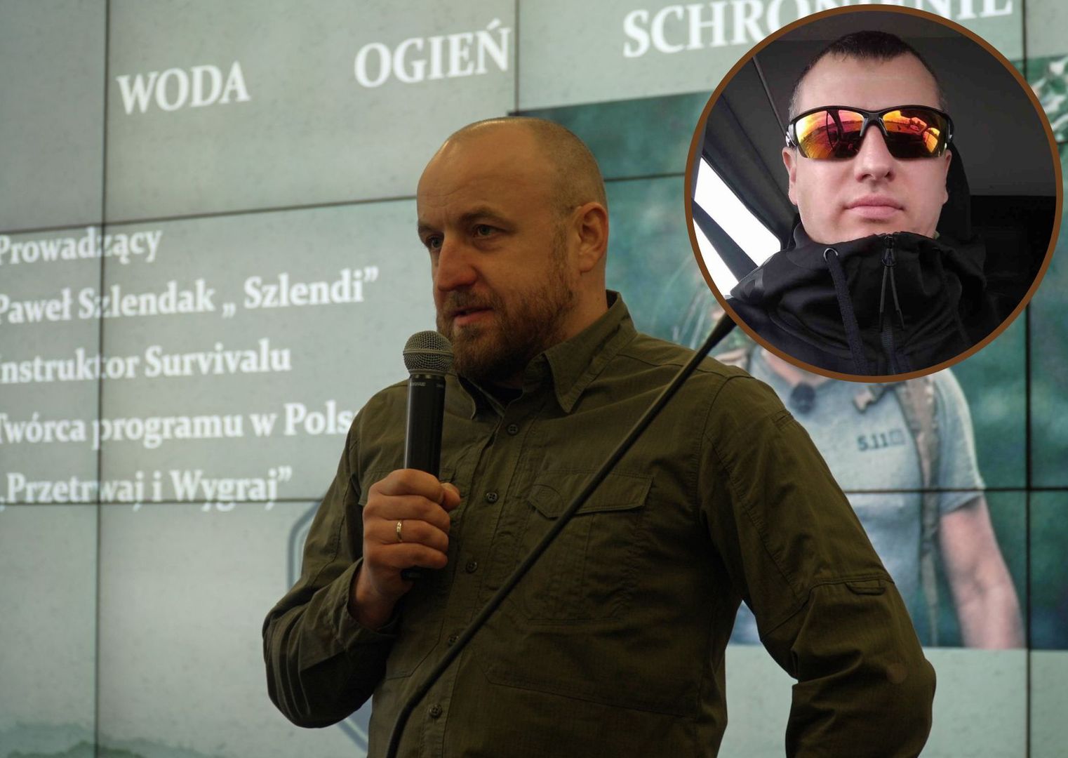 Grzegorz Borys wziął specjalny plecak. "Może schodzić pod ziemię"