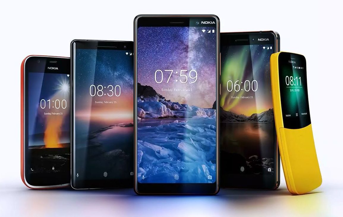 Portfolio HMD Global na MWC 2018: Nokia 1, Nokia 8 Siroccon, Nokia 7 Plus, Nokia 6 i Nokia 8110 4G