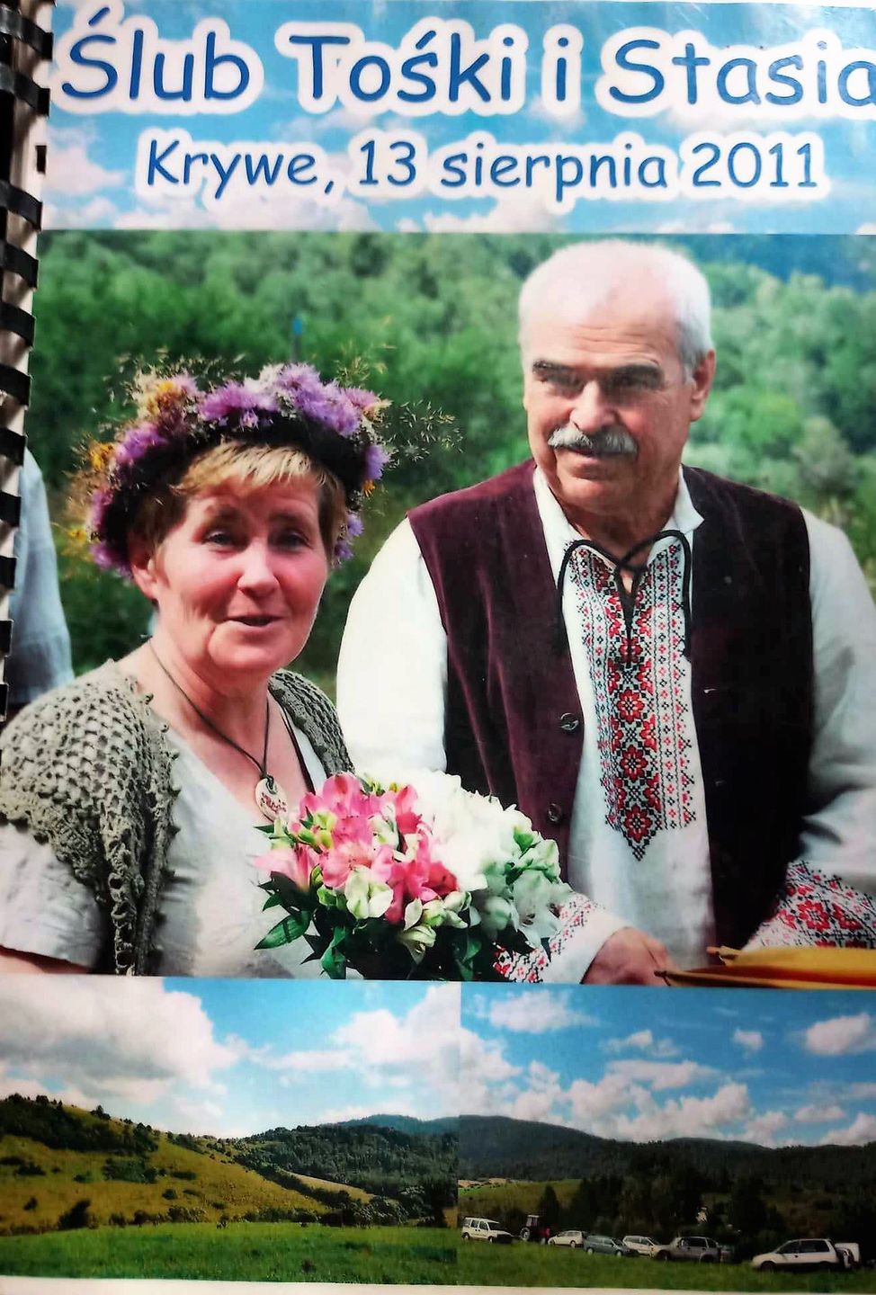 W ruinach dawnej cerkwi odbył się ślub