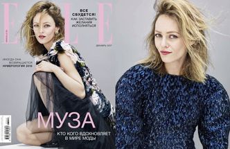 Potargana Vanessa Paradis na okładce "Elle"