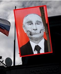 "Czaszka Putina" znów zawisła. Pieniądze uzbierano w jeden dzień