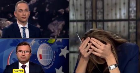 Dziennikarka TVN24 załamała się w studiu. Wszystko przez odpowiedź polityka