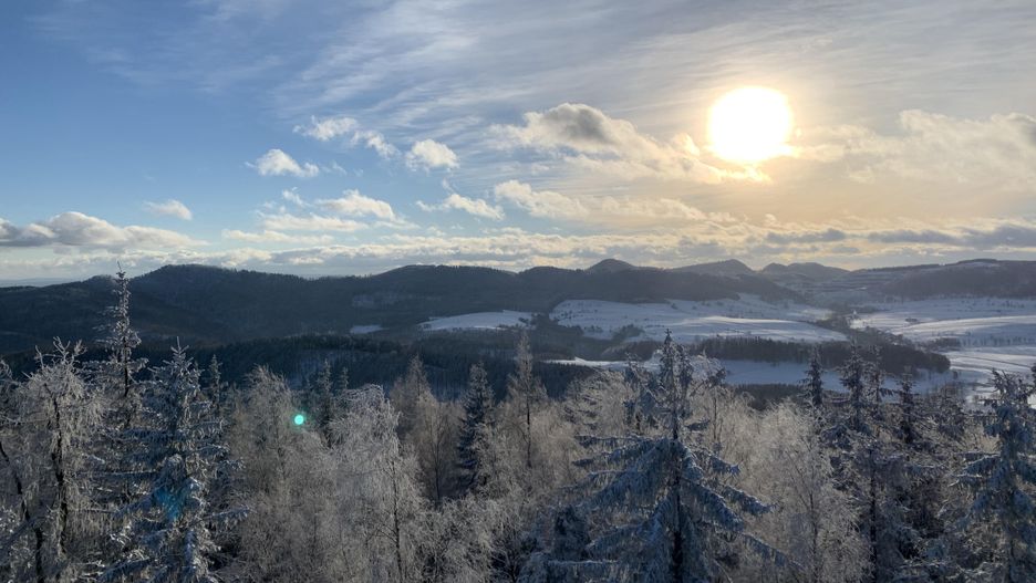 Piątek przywitał nas dużym mrozem 