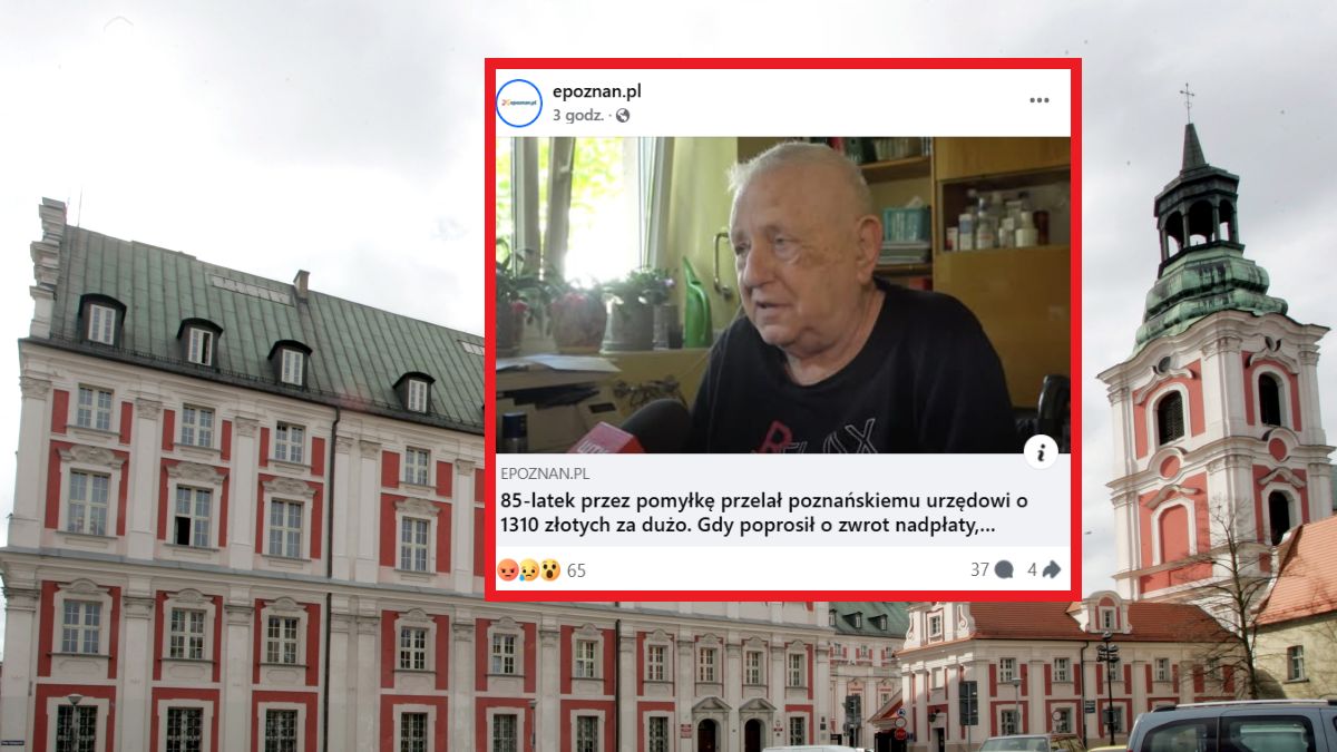 Senior przez pomyłkę wpłacić za dużą kwotę