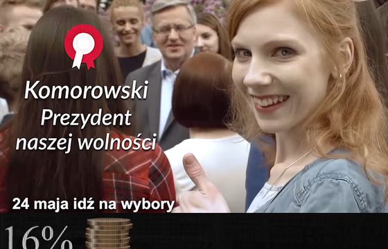 Młodzież i wolność w nowym spocie Komorowskiego, koszty bankowe w klipie Dudy (wideo)