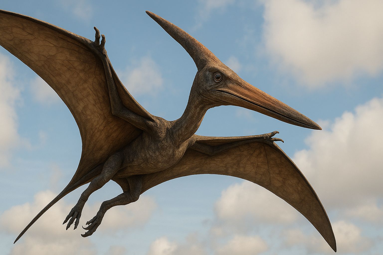 Pterozaury mają tyle wspólnego z dinozaurami, co krokodyle