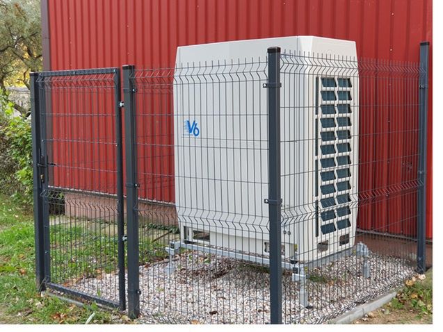 Pompa ciepła przy ul. Poświętnej