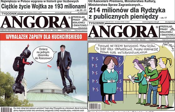 Zmalały wpływy i zysk wydawcy tygodnika „Angora”