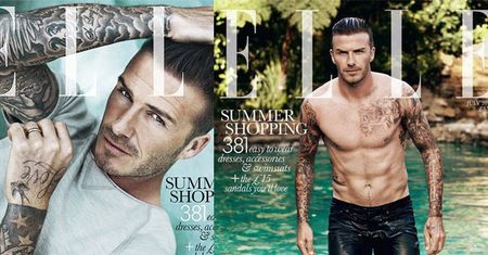 Klata Beckhama na okładce "ELLE"! SEKSOWNY?
