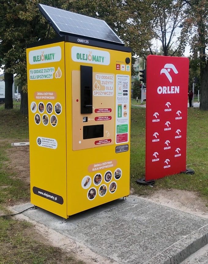 Pierwszy olejomat na stacji Orlen w Płocku 