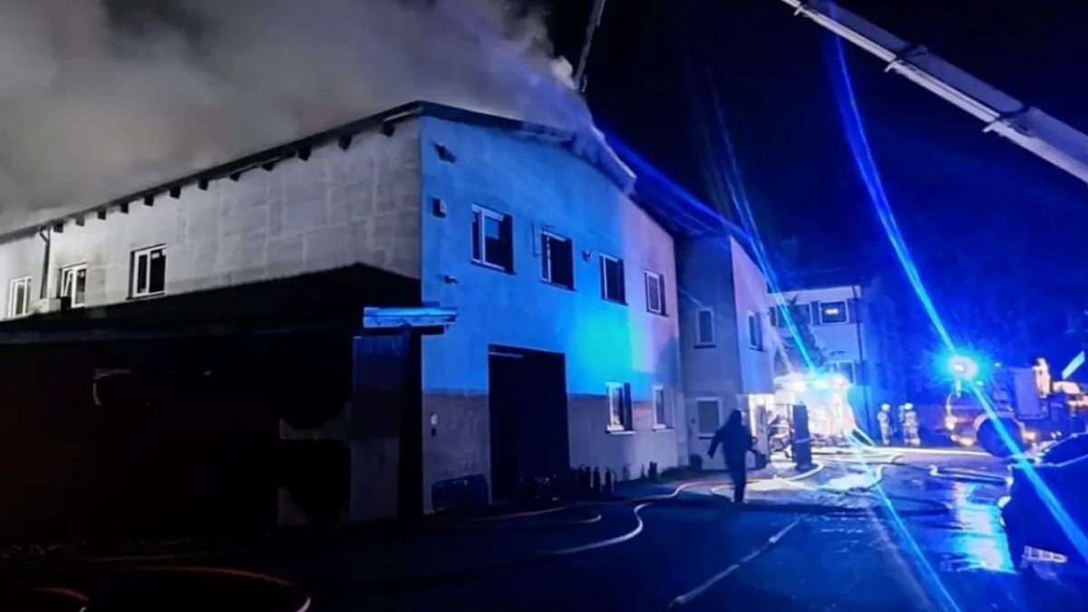 Pożar w lakierni pod Wejherowem