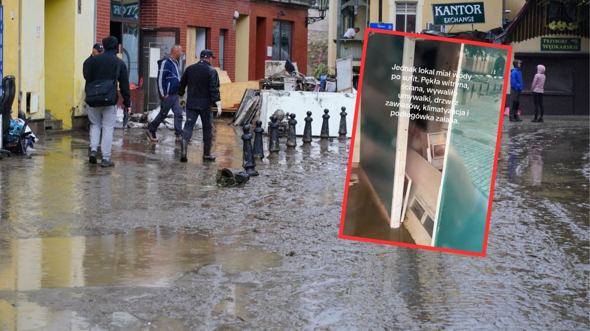 Pani Ola straciła w powodzi swój lokal. Teraz będzie musiała zacząć wszystko od nowa