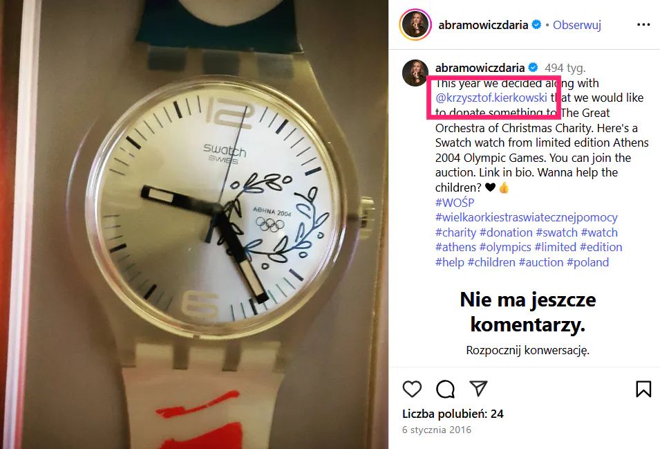 Daria Abramowicz o mężu