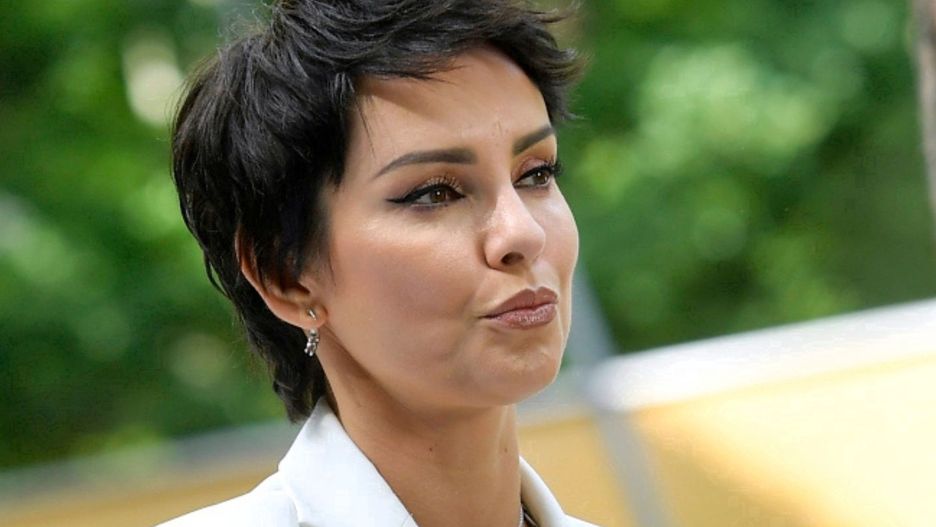 Dorota Gardias wybrała modną sukienkę