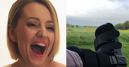 Szelągowska miała wypadek! "Staw skokowy diabli wzięli"
