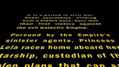 Co się dzieje z napisami ze Star Wars? 1