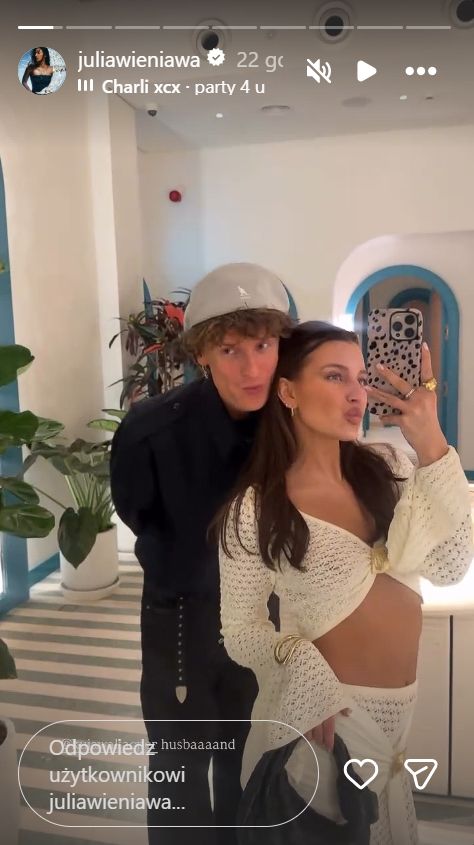 Julia Wieniawa i Kacper Kujawa na wycieczce