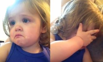 Dziewczynka płacze przy ślubnej piosence rodziców!