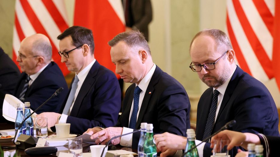 Mateusz Morawiecki, Andrzej Duda, Marcin Przydacz