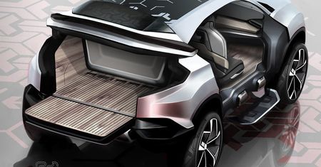 Tata H5X Concept - idealny samochód na randkę i na ryby