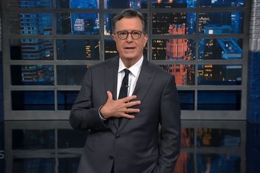 Kadr z programu "The Late Show with Stephen Colbert"