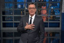 Kadr z programu "The Late Show with Stephen Colbert"