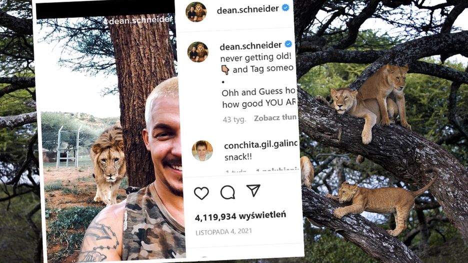 Dean Schneider ma ponad 10 mln obserwujących na Instagramie
