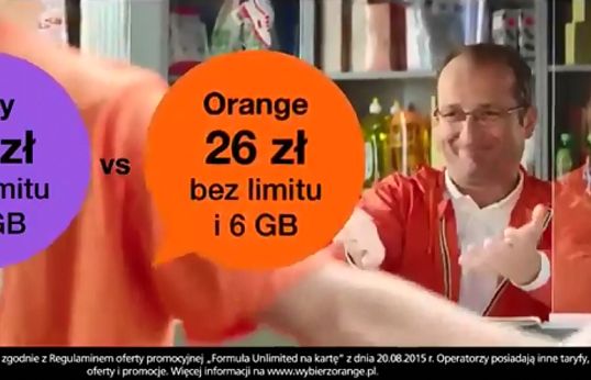 Orange zmieni reklamy Orange na Kartę z porównaniem do Play