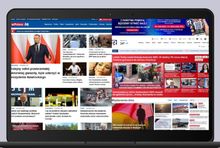 Strony główne portali wPolsce24 i Republiki, fot. mockupbro