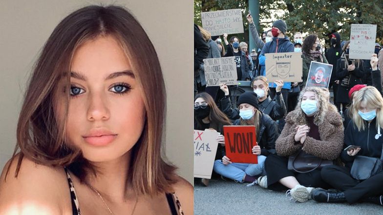 18-letnia Oliwia Bieniuk tłumaczy, o co walczą Polki: "Żeby kobieta SAMA decydowała o swoim ciele, zdrowiu i życiu"