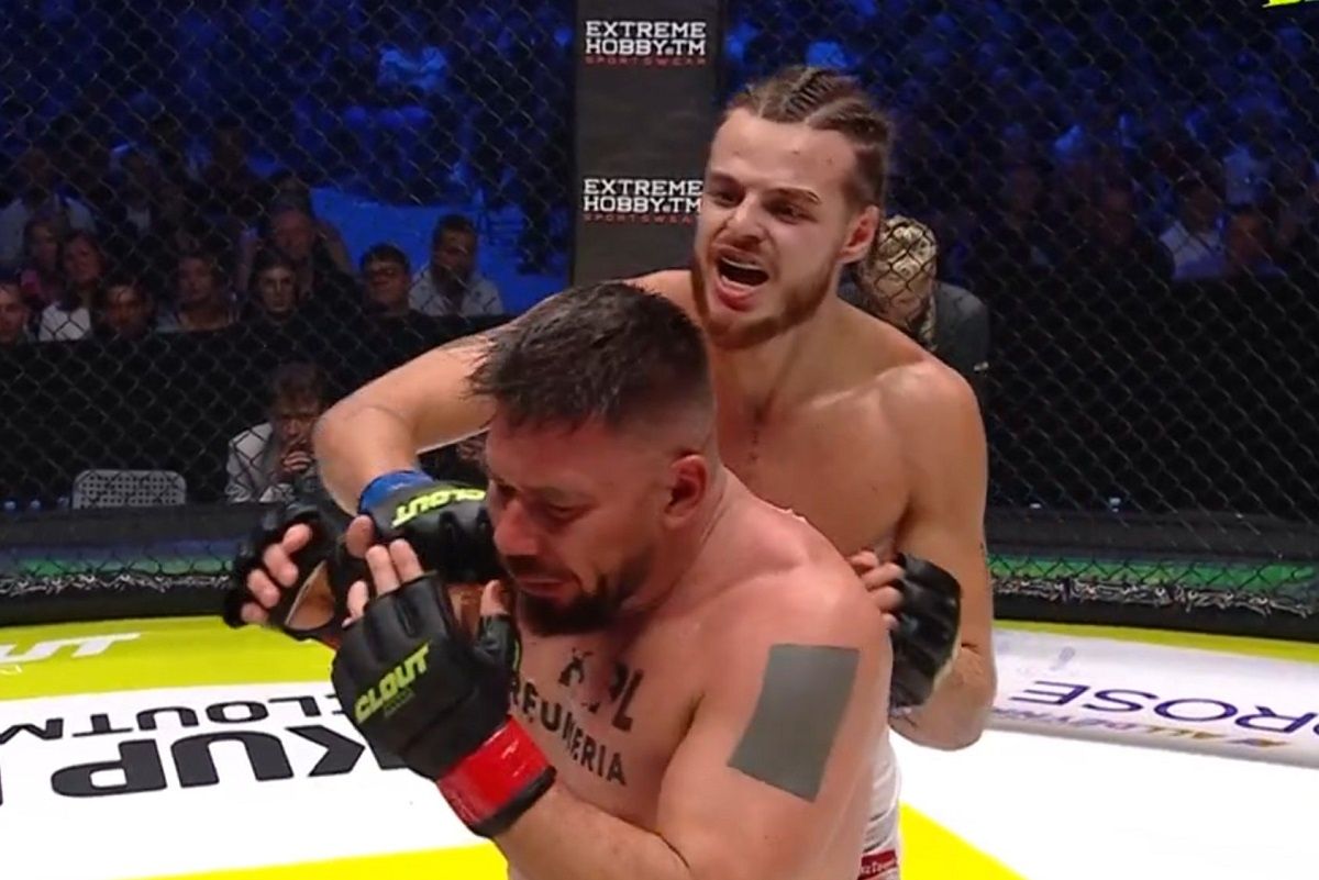 Czarujący debiut na Clout MMA! Szalony Reporter kompletnie rozbity