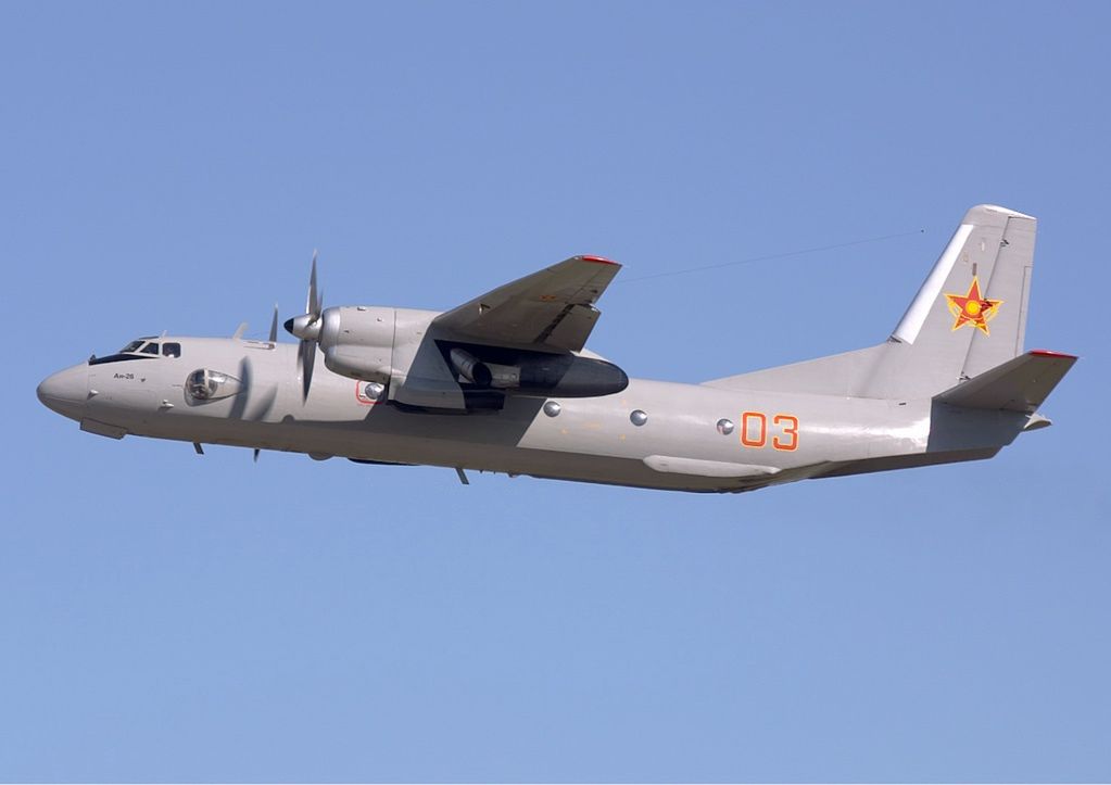 Kazachstan. Katastrofa An-26 w pobliżu Ałmaty. Na zdjęciu AN-26 należący do kazachskiej armii