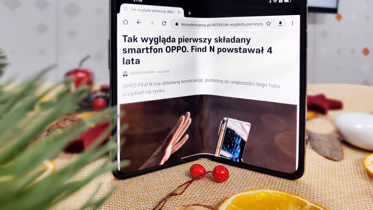 Składany OPPO Find N oficjalnie. Galaxy Z Fold 3 ma kolejnego rywala 1