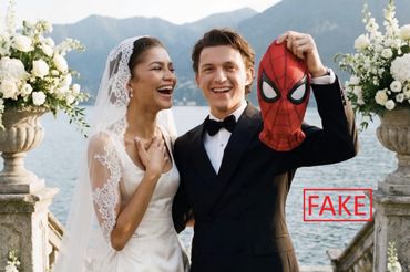 "Ślubne" zdjęcie to twór AI