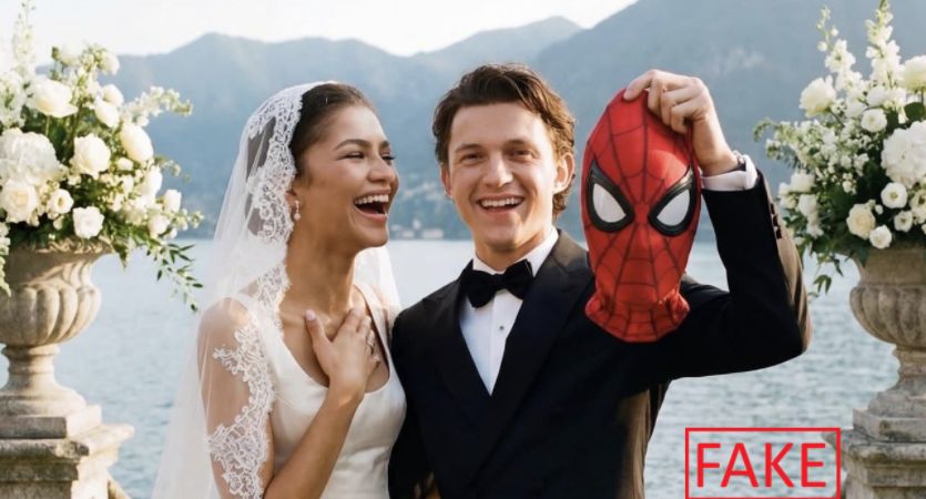 Zdjęcia ze "ślubu" Zendayi i Toma Hollanda podbijają Instagram. Ale to tylko twory AI