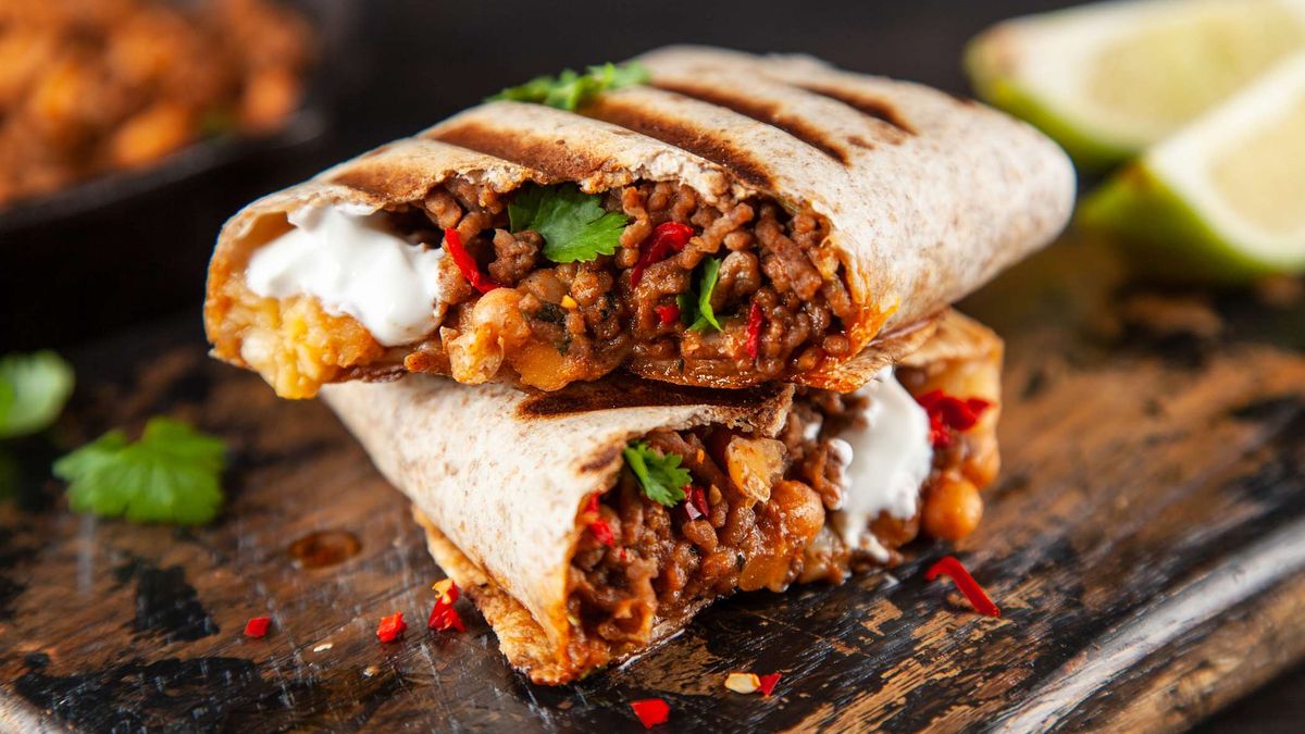 Burrito z wołowiną