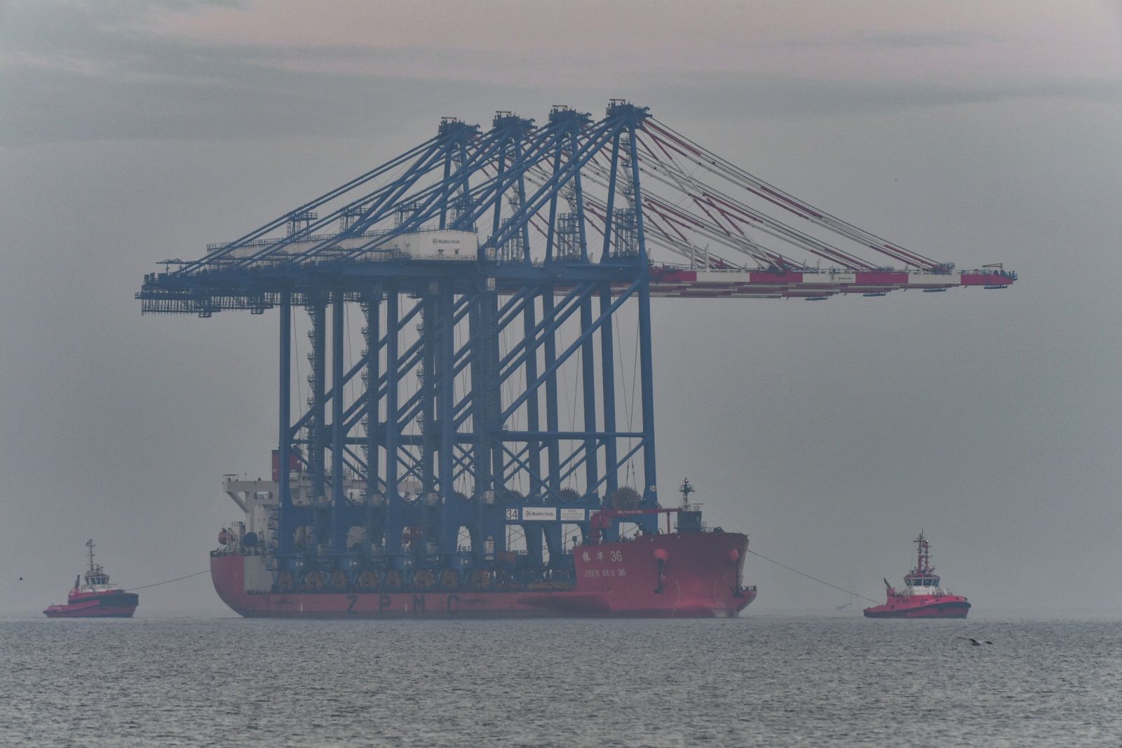 Transport suwnic do Baltic Hub w Gdańsku