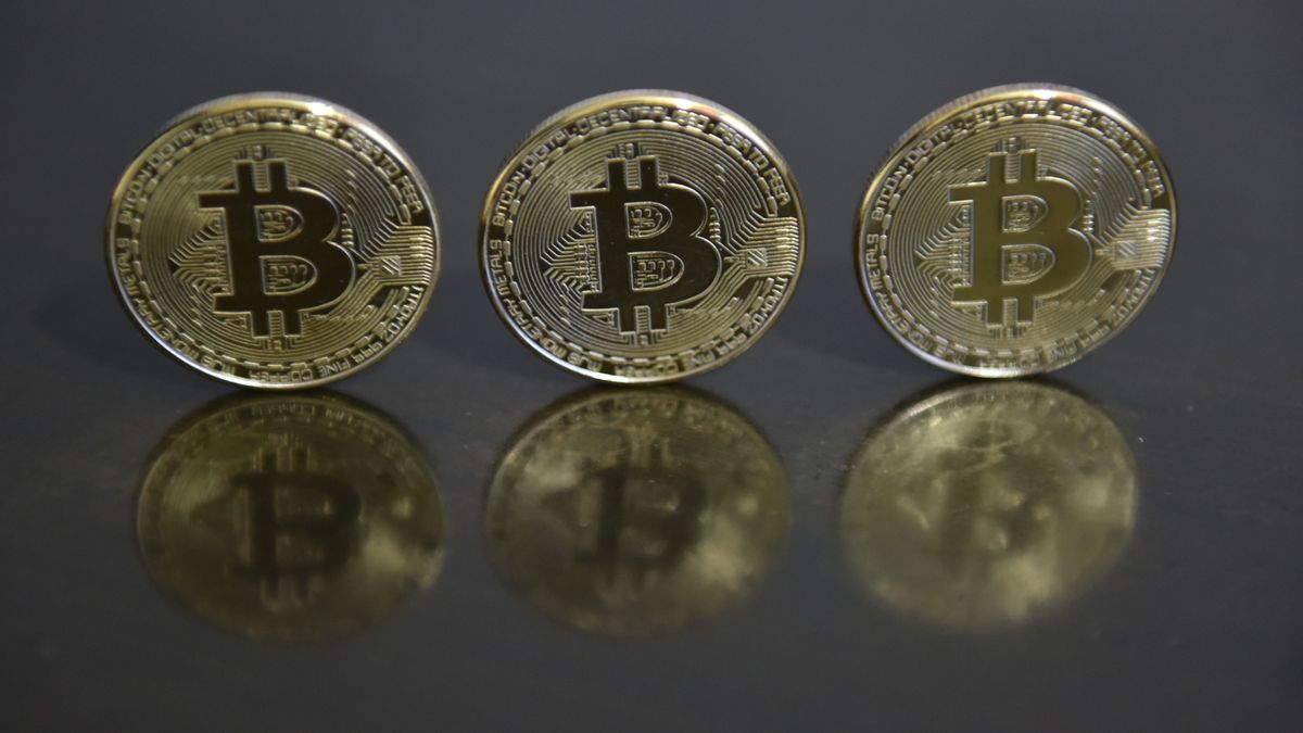 FUYANG, CHINA - MARCH 12, 2021 - A view of bitcoin, Fuyang, Anhui Province, China, March 12, 2021. The price of bitcoin has been rising since 2021.PHOTOGRAPH BY Costfoto / Barcroft Studios / Future Publishing (Photo credit should read Costfoto/Barcroft Media via Getty Images)