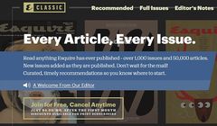 „Esquire” otwiera płatne archiwum, 50 tys. artykułów za 4,99 dol. miesięcznie