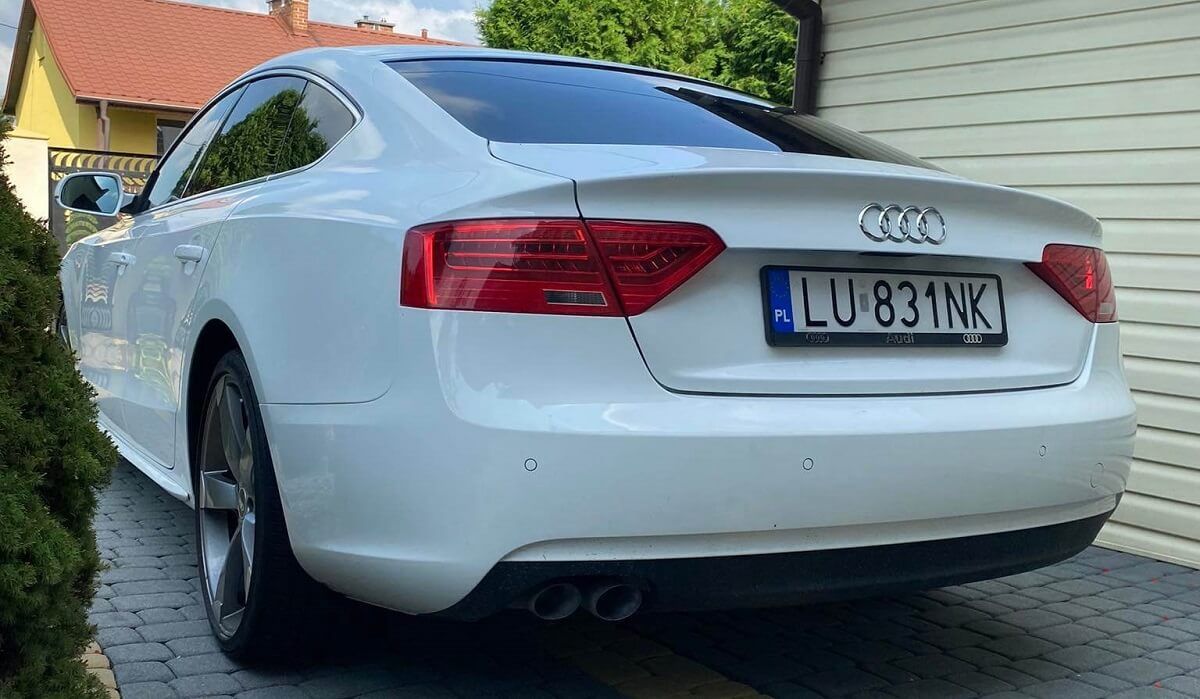 Skradzione Audi A5 LU831NK