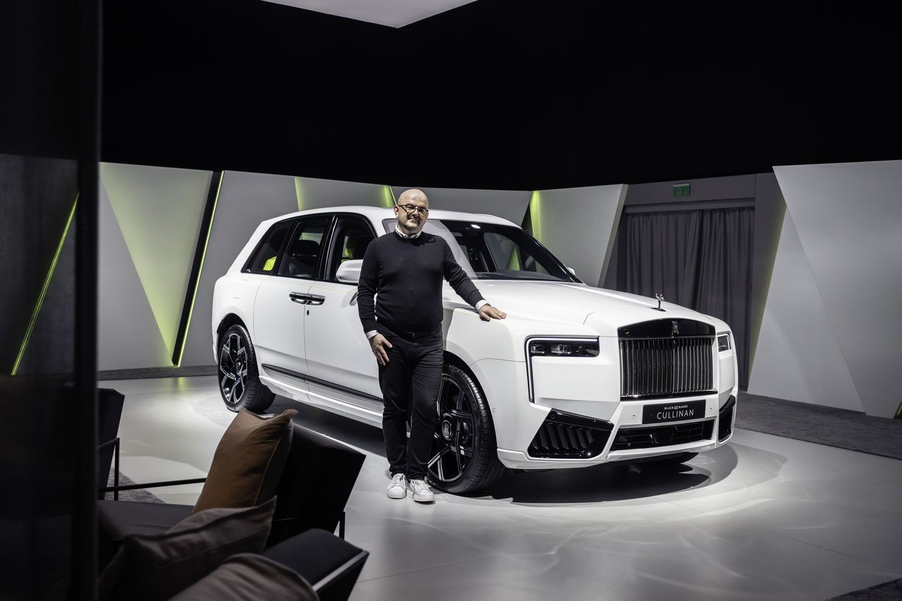 Rolls-Royce Black Badge Cullinan during the premiere
