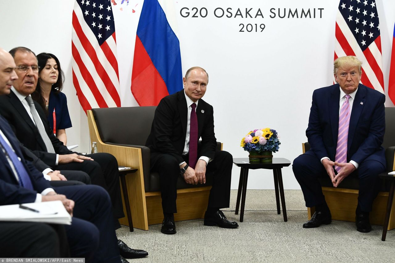 Trump i Putin podczas szczytu G20 w 2019 roku 