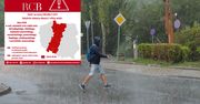 Alert RCB. Ulewny deszcz i silny wiatr w części województw