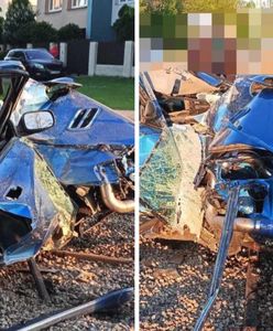 Siła uderzenia była ogromna. Samochód ciężko rozpoznać