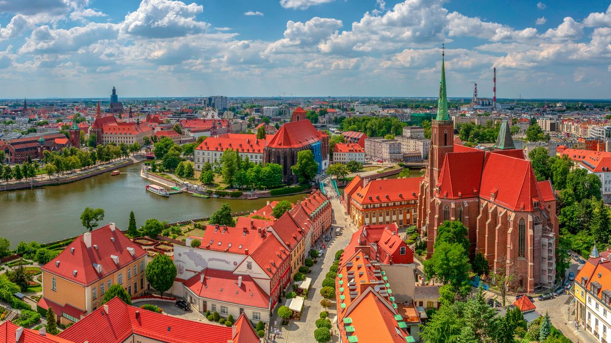 Wrocław z lotu ptaka
